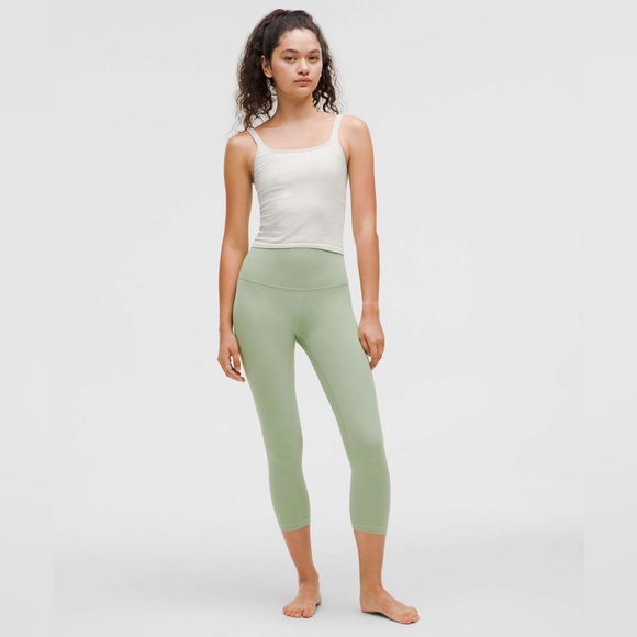 🆕 Lululemon Align High-Rise Crop 23" in Palm Court Size 12 - Picture 5 of 8